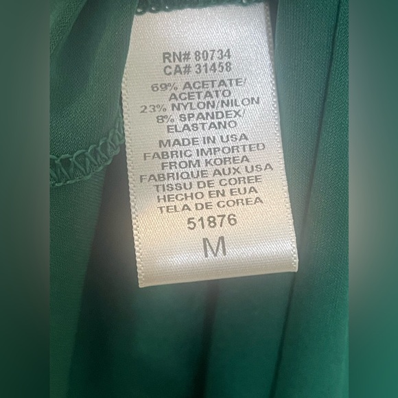 BCBG green flowy halter tank Wmn Size Med - Picture 7 of 7